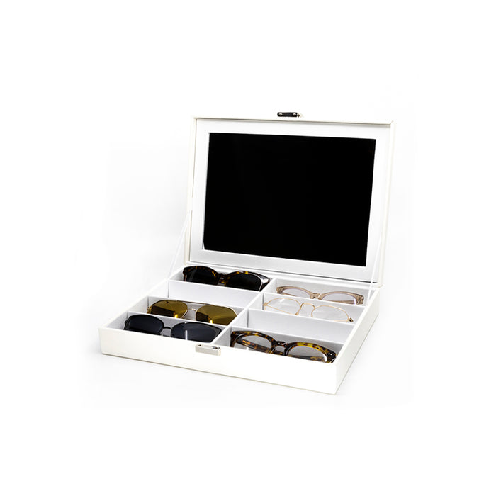 VANITY CASE - 8 PAIR + WHITE