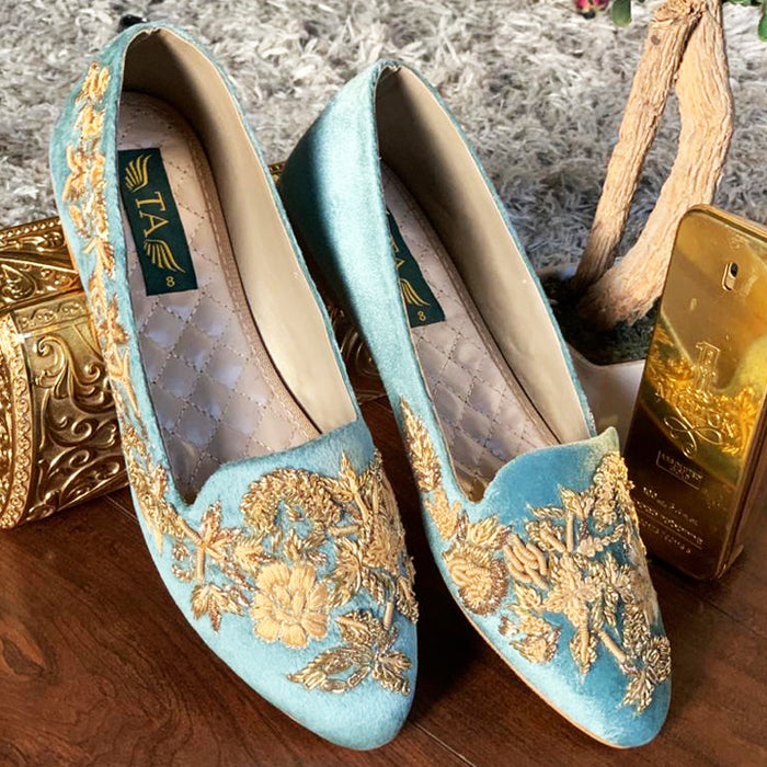 Velvet Pumps For Women