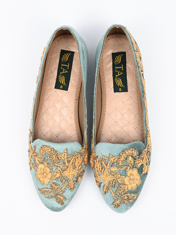 Velvet Pumps For Women