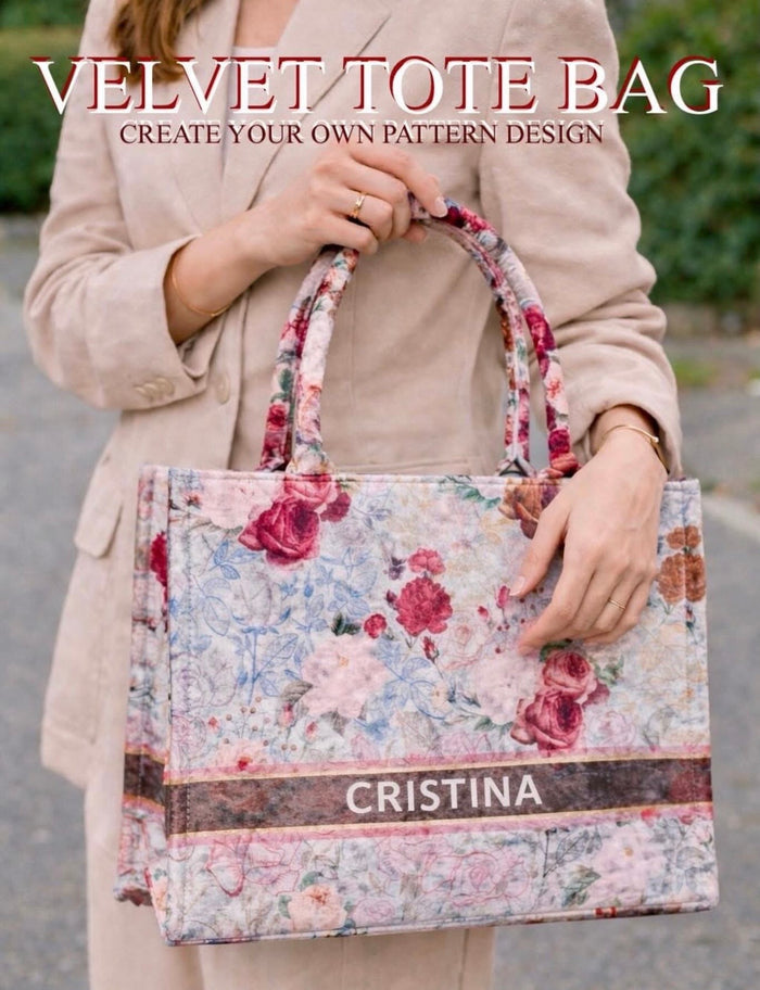 Velvet Tote Bag