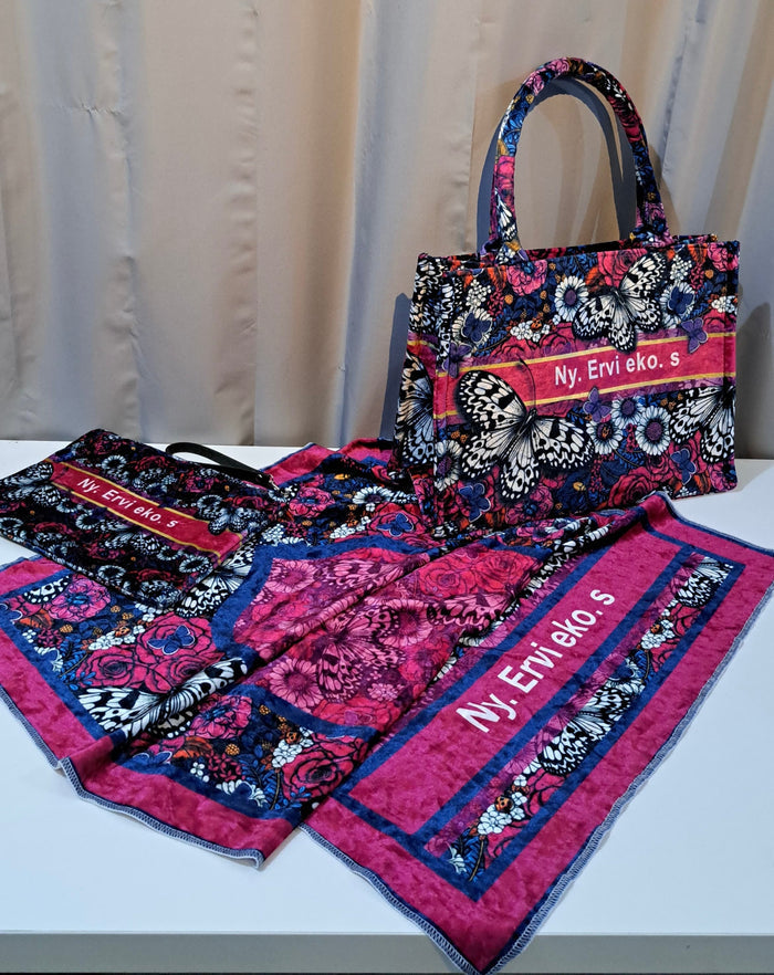 Medium 36x27x12cm / Bag Only / Pattern 7