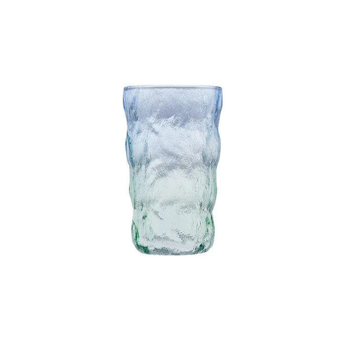 Verre à boisson Karaca Glacier, 383 ml, bleu vert