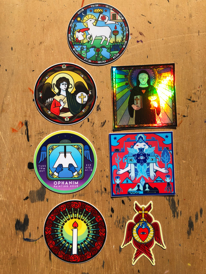[VIBE PACK TWO] - [american cryptids] - print + stickers (waiting list in description)