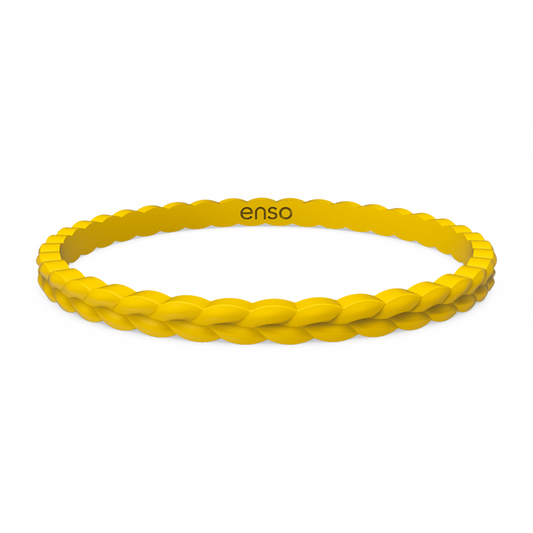 Weave Stackable Silicone Bracelet - Sunset