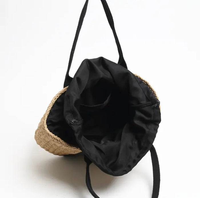 Weekender Straw Beach Bag Travellers Hat Boutique