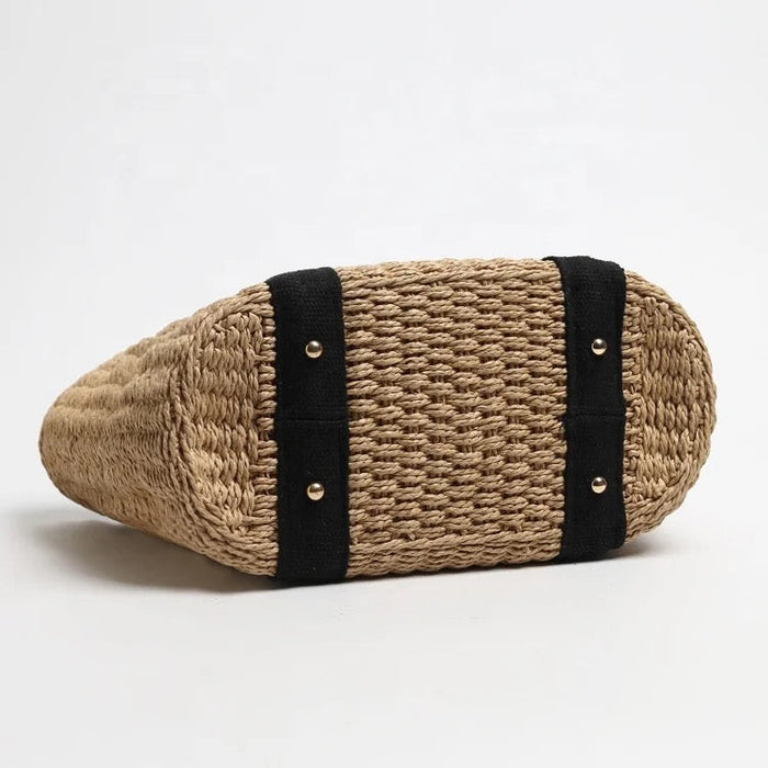 Weekender Straw Beach Bag Travellers Hat Boutique