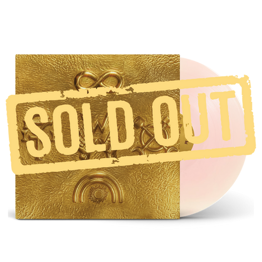 Weezer artifact wzr003 signed rose gold vinyl album with embossed infinity symbol and translucent pink vinyl record