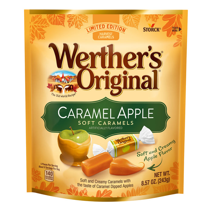 Werther's Original Caramel Apple Soft Caramel Candy - 10 Count