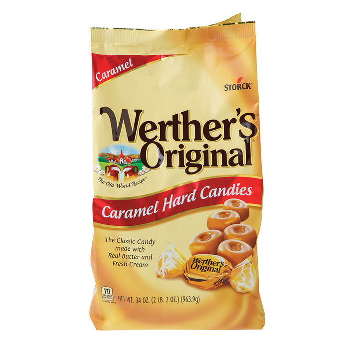 Werther's Original Caramel Hard Candy Bag - 6 Count