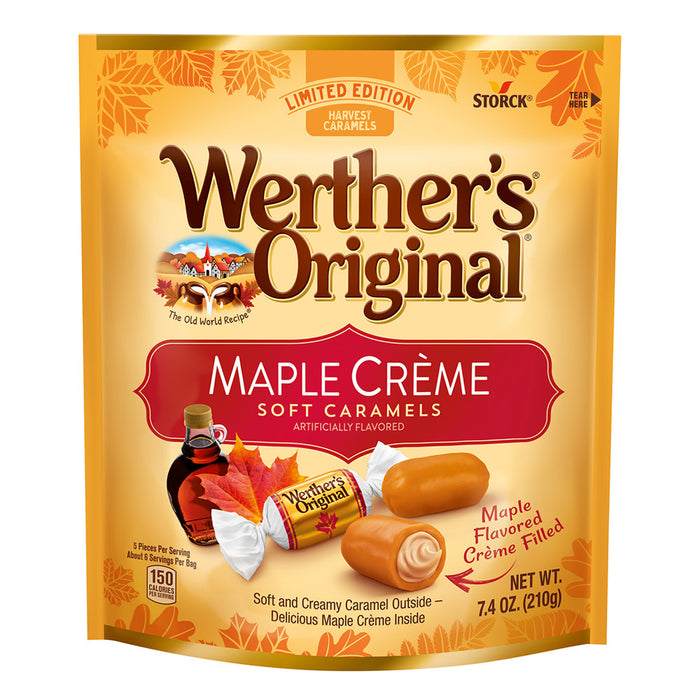 Werther's Original Maple Creme Soft Caramel Candy - 10 Count