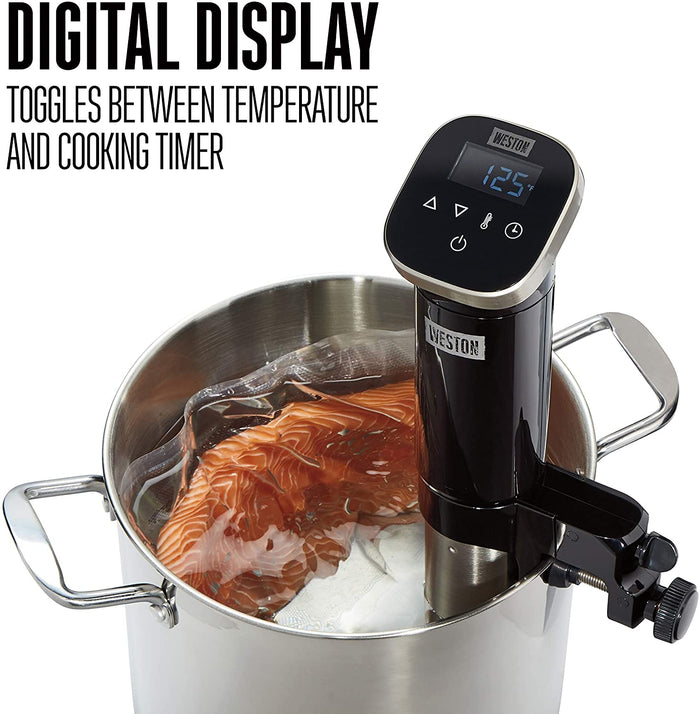 WESTON Sous Vide Immersion Circulator - Factory serviced with Home Essentials warranty - 36200