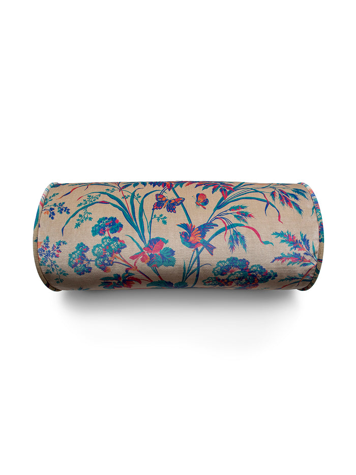 Where The Wildflowers Grow 'Warhol' Velvet Bolster Cushion