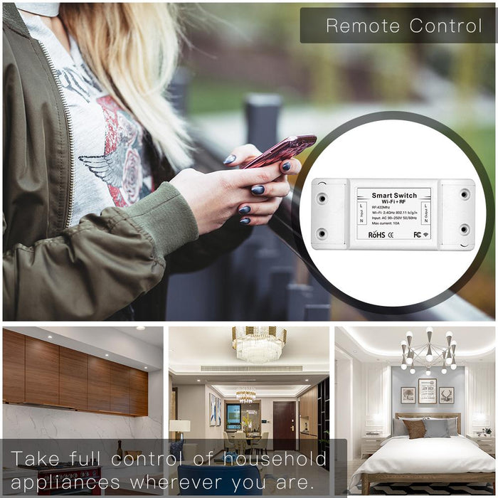 DIY WiFi RF Smart Light Switch Universal Breaker - Moes