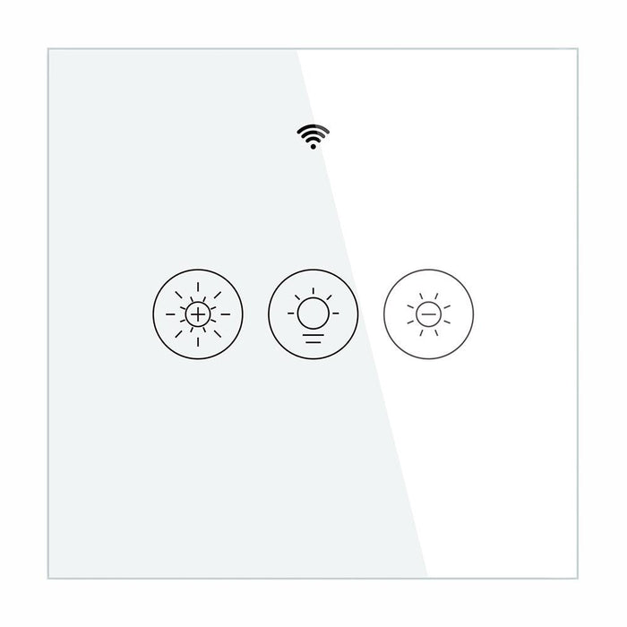 New WiFi RF Smart Light Dimmer Switch 2/3 Way Muilti-Control Association EU White - Moes