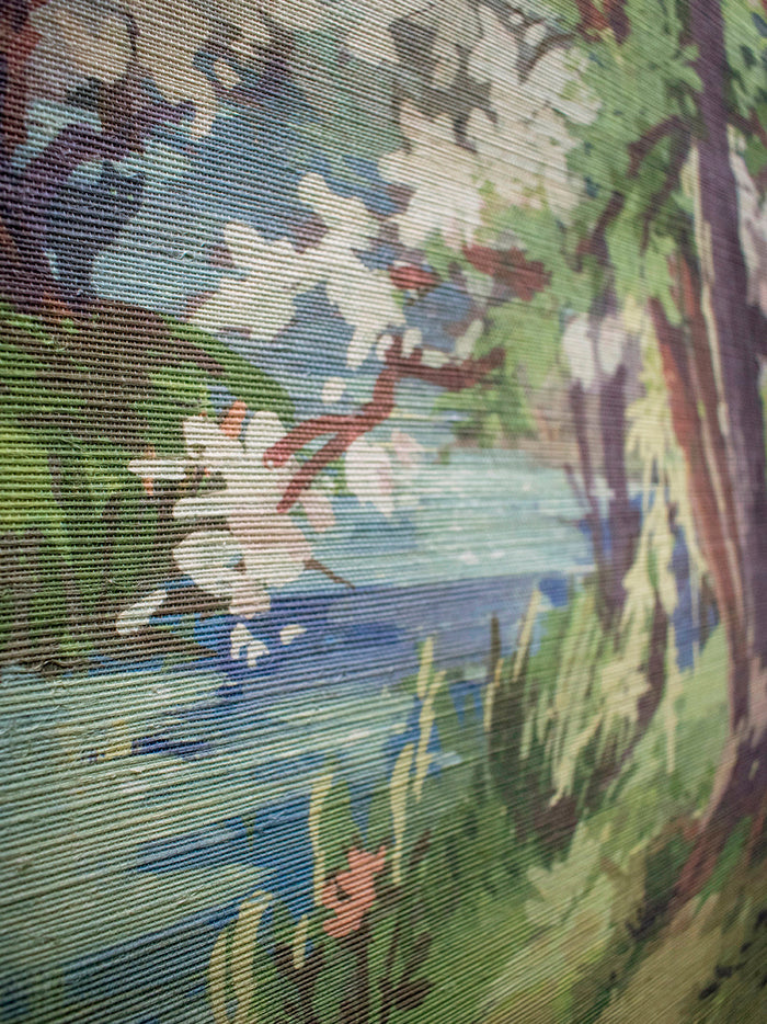 Wild Wild Woods Grasscloth Wallpaper Sample