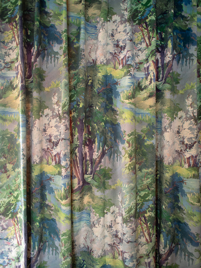 Wild Wild Woods Recycled Velvet Sample