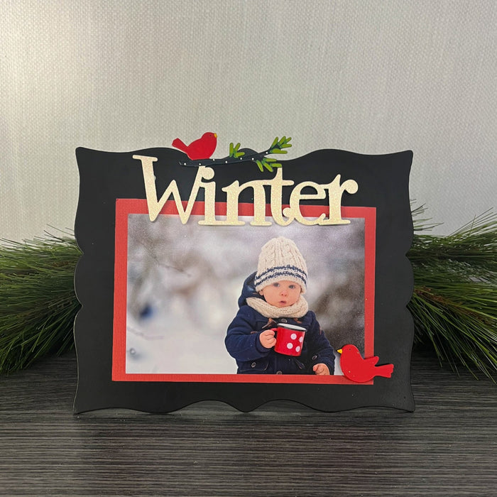 Winter w/ Bird Magnets S/2