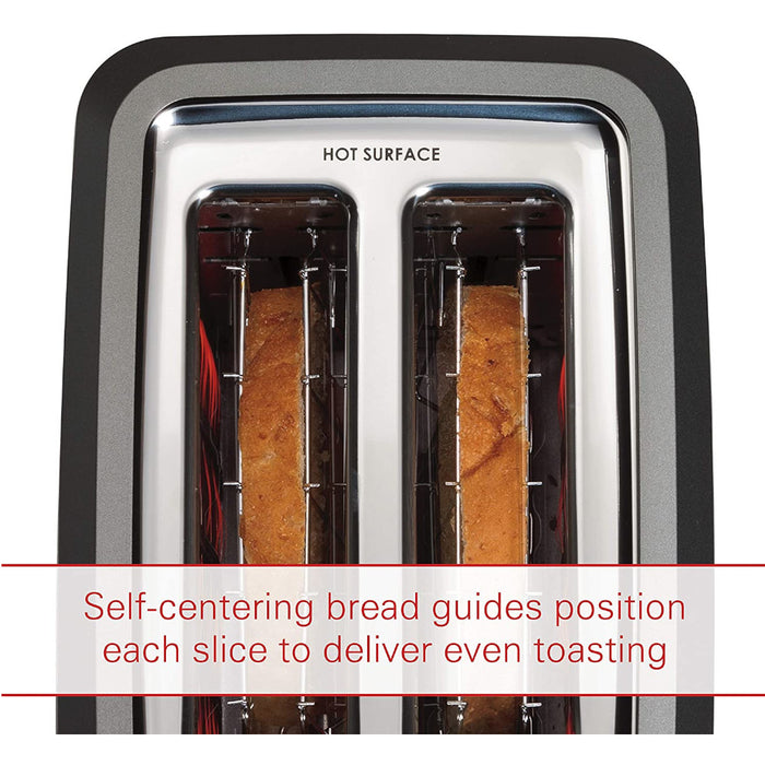 WOLF Gourmet 2 Slice Toaster - Factory serviced with 1 year warranty - WGTR102S