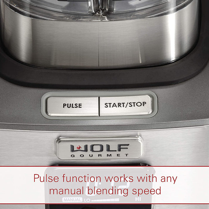 WOLF Gourmet High-Performance Blender - Factory serviced with 1 year warranty - WGBL100S