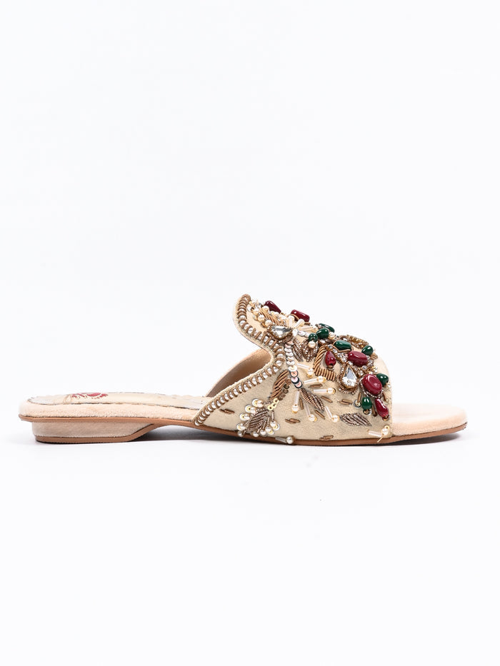 Women flat fancy slipper