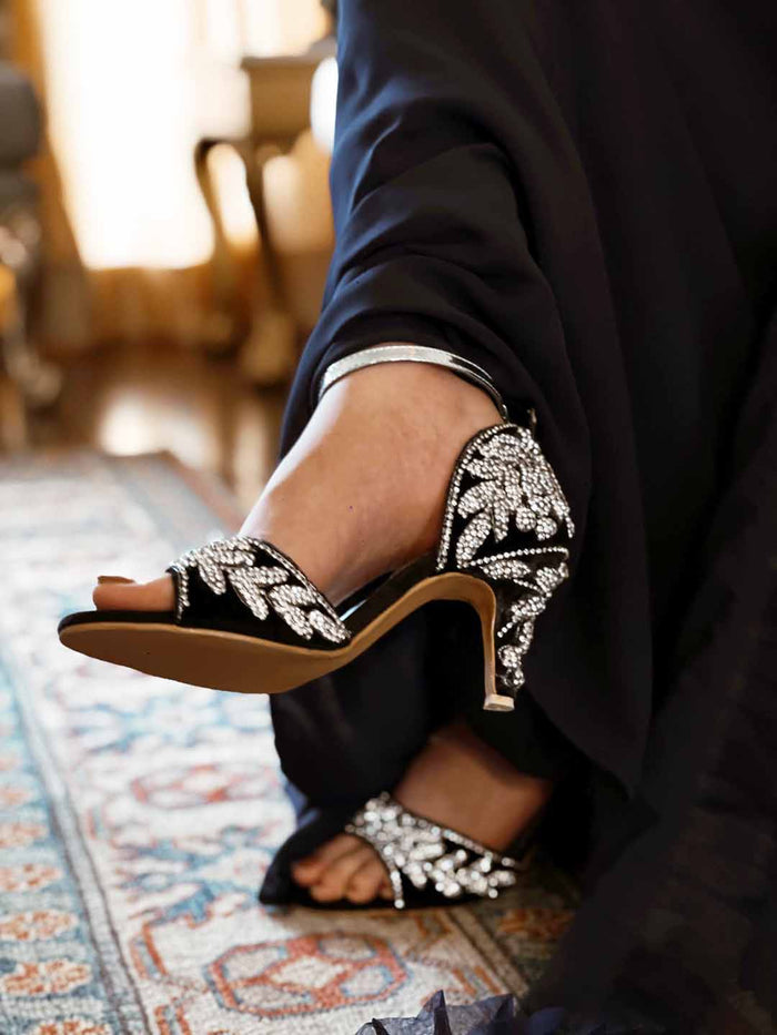 Women's Black Fancy Heels
