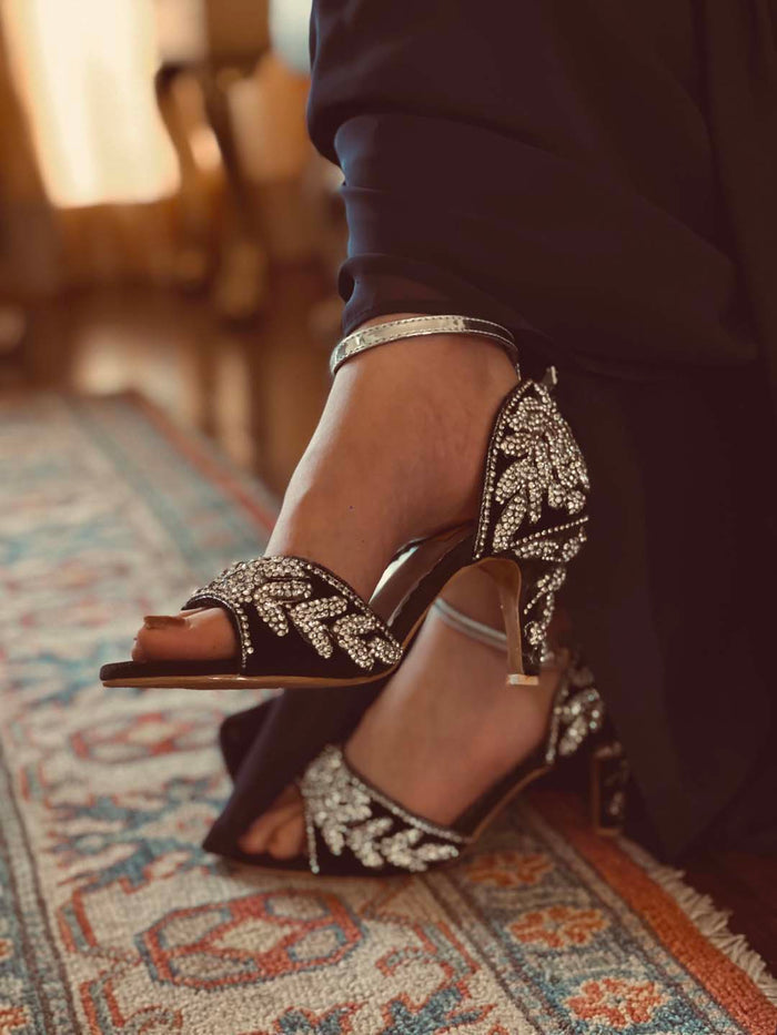 Women's Black Fancy Heels
