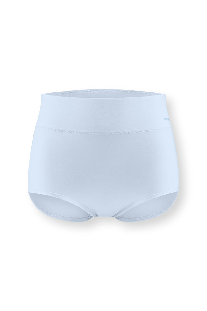 Women's High-Waisted Brief in Breeze on white background