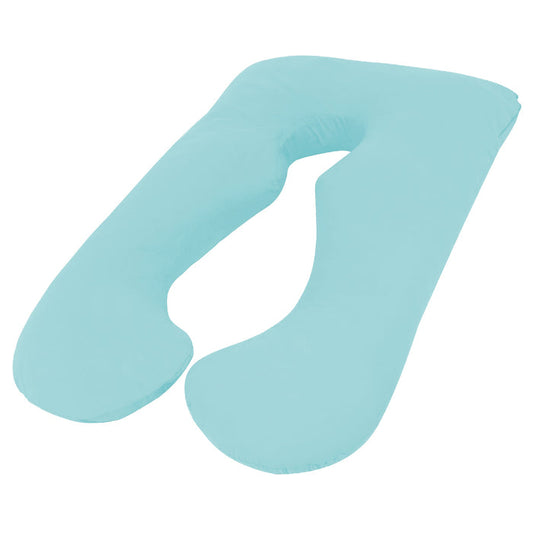 Woolcomfort Aus Made Maternity Pregnancy Nursing Sleeping Body Pillow Pillowcase Included Aquamarine-Home Living Store-Home & Garden > Linens & Bedding > Bedding > Pillows