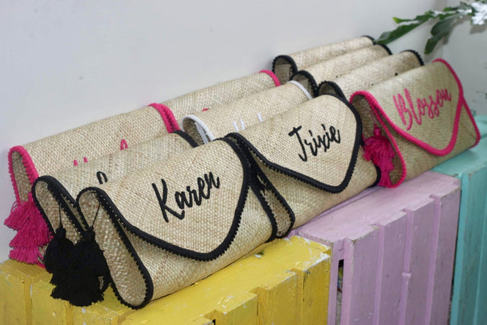 Woven Clutch Bag - Travellers Hat Boutique