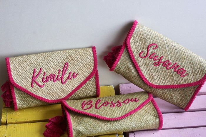 Woven Clutch Bag - Travellers Hat Boutique