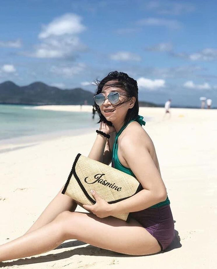 Woven Clutch Bag - Travellers Hat Boutique