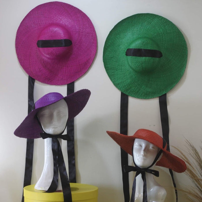 Woven Flat-Topped Hat - Travellers Hat Boutique
