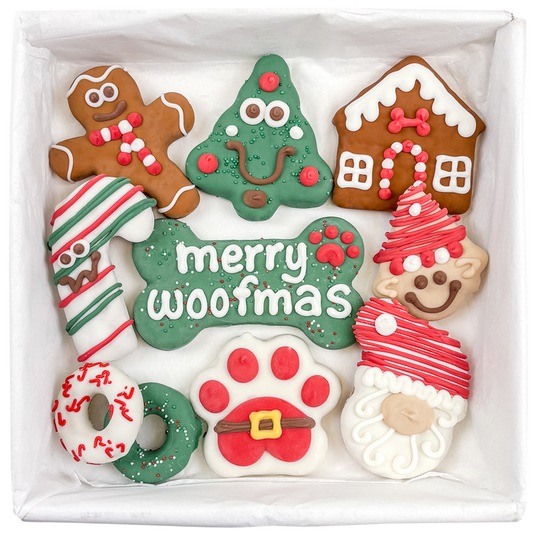 Wufers Christmas Dog Cookie Box