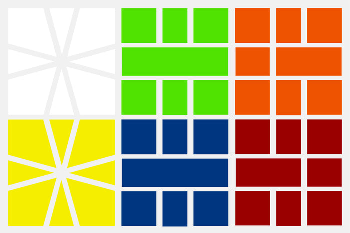 X-Man Volt Square-1 Sticker Set