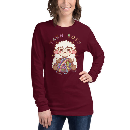 YARN BOSS - Unisex Long Sleeve Tee