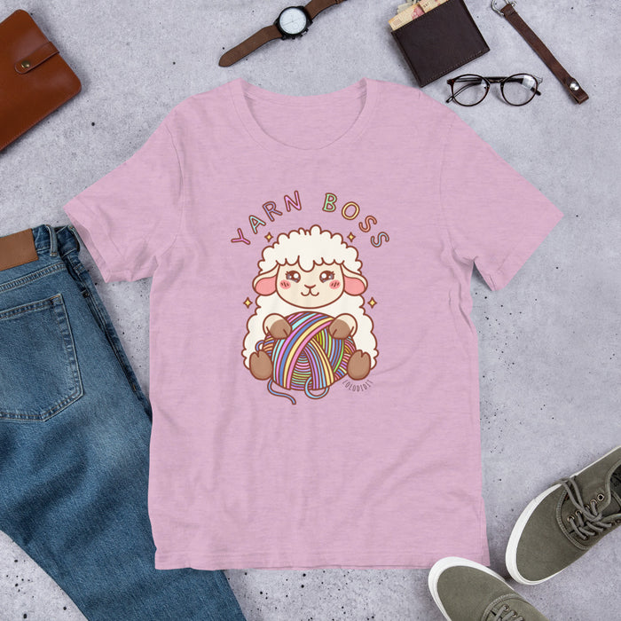 YARN BOSS - unisex t-shirt (light colors)