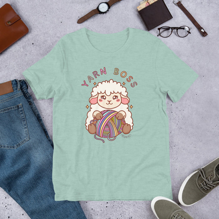 YARN BOSS - unisex t-shirt (light colors)