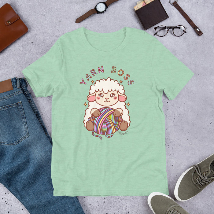 YARN BOSS - unisex t-shirt (light colors)