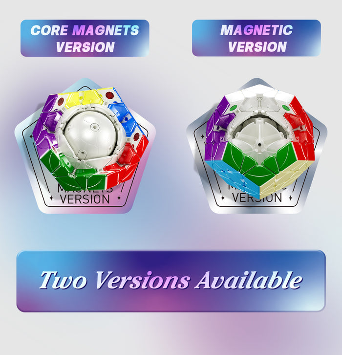 YJ Pocket Mini Megaminx (5.5cm, Magnetic + Ball-Core)