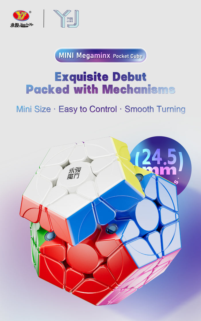 YJ Pocket Mini Megaminx (5.5cm, Magnetic)