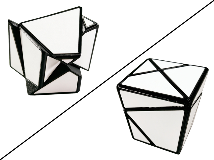 ZePuzzles LevinStone 2x2 - Black (White)
