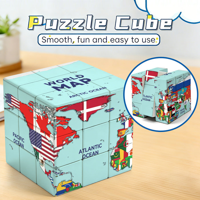 Ziina World Map 3x3 (Flags)