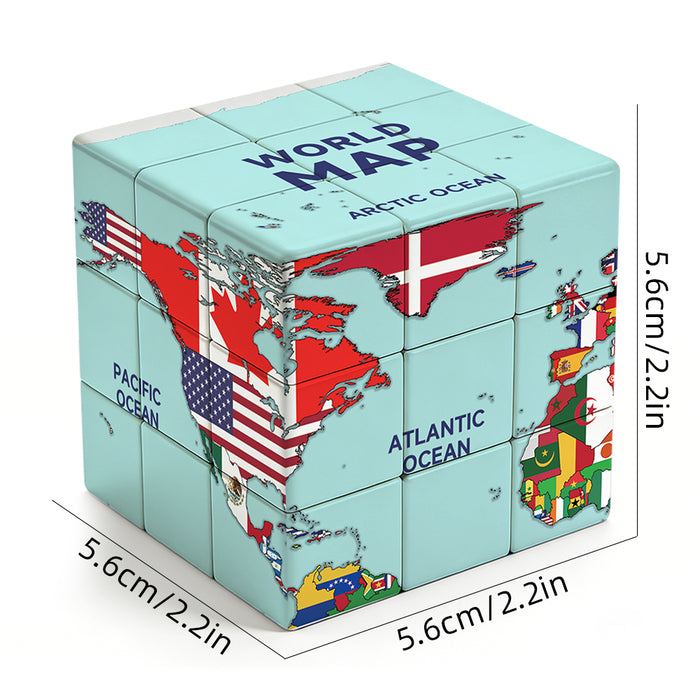 Ziina World Map 3x3 (Flags)