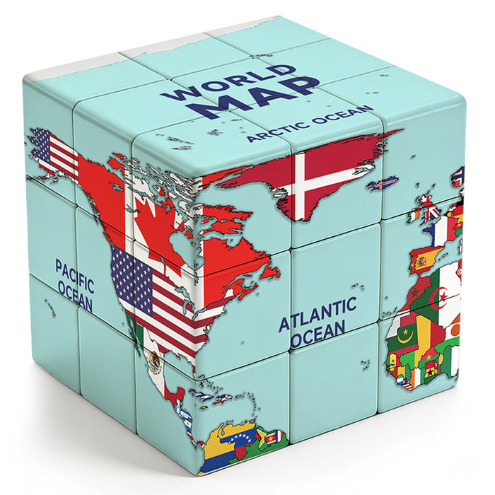 Ziina World Map 3x3 (Flags)