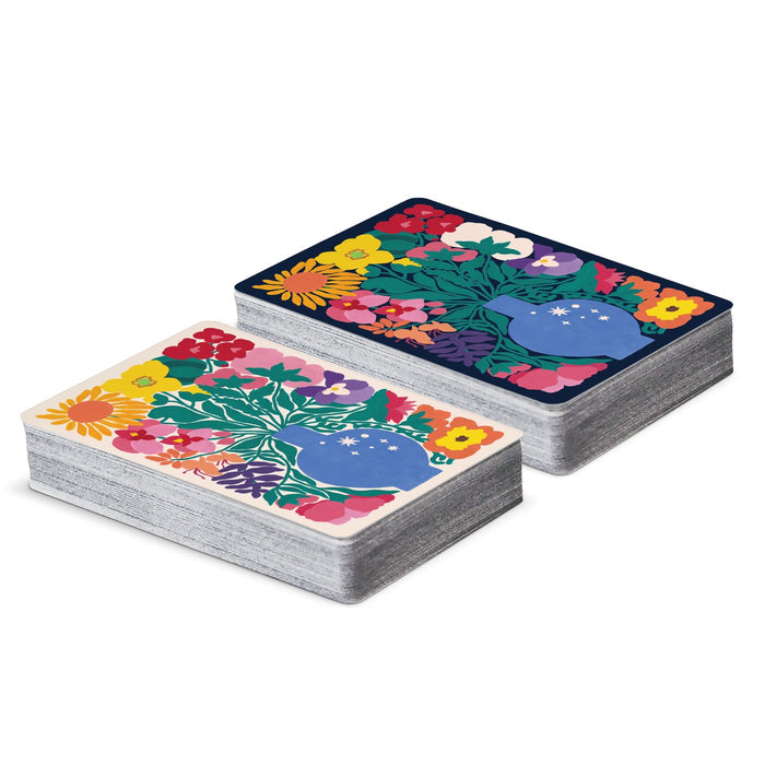 Zodiac Flowers Playing Card Set Playing Card Game Set Liv Lee
