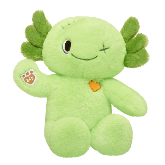 Zombie Axolotl Stuffed Animal